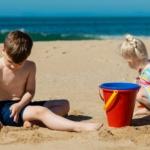 Bambini in spiaggia a Giulianova